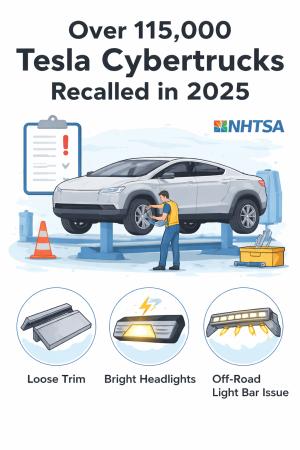 More Than 115,000 Tesla Cybertrucks Included in U.S. Recall Actions in 2025