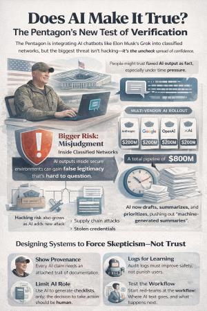 “If AI Says It, Is It True?” The Verification Price the Pentagon Must Pay