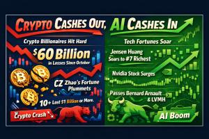Crypto Cashes Out, AI Cashes In: The Wealth Rotation Reshaping the Billionaire List