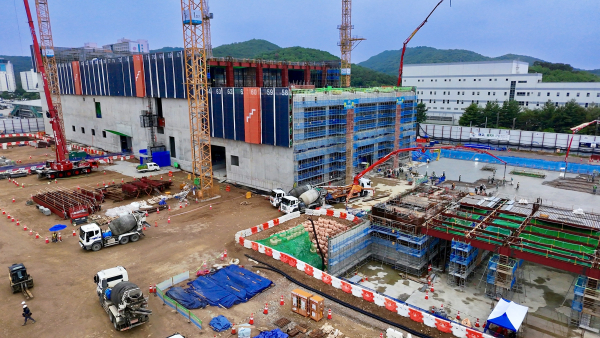 The construction site of LG Uplus’ AI data center located in Paju, Gyeonggi Province, South Korea/ Courtesy of LG Uplus