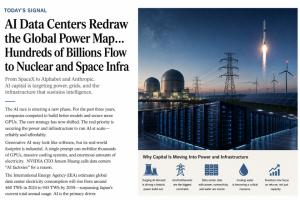 [Today’s Signal] AI Data Centers Redraw the Power Map as Billions Flow Into Nuclear and Space Infrastructure