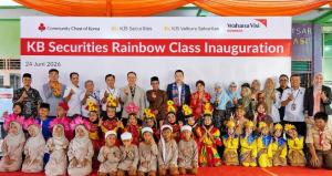 KB Securities Expands Community Outreach in Indonesia with School Renovation and Climate Education