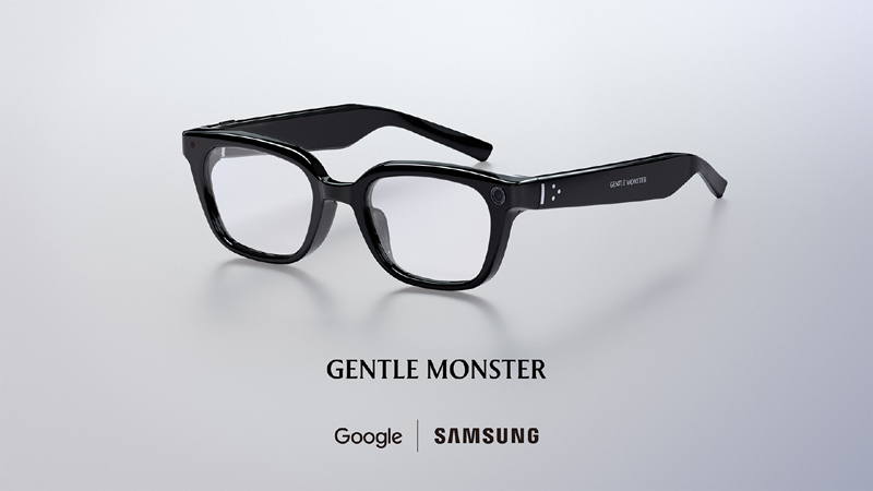 Samsung, Google, and Qualcomm's next-generation Gentle Monster intelligent eyewear is powered by the Snapdragon AR1 Gen 1 platform, bringing together on-device AI and Android XR technologies to deliver context-aware, hands-free AI experiences. Photo courtesy of Qualcomm.