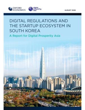 Oxford Economics Warns Regulatory Design Could Influence Korea's Startup Growth