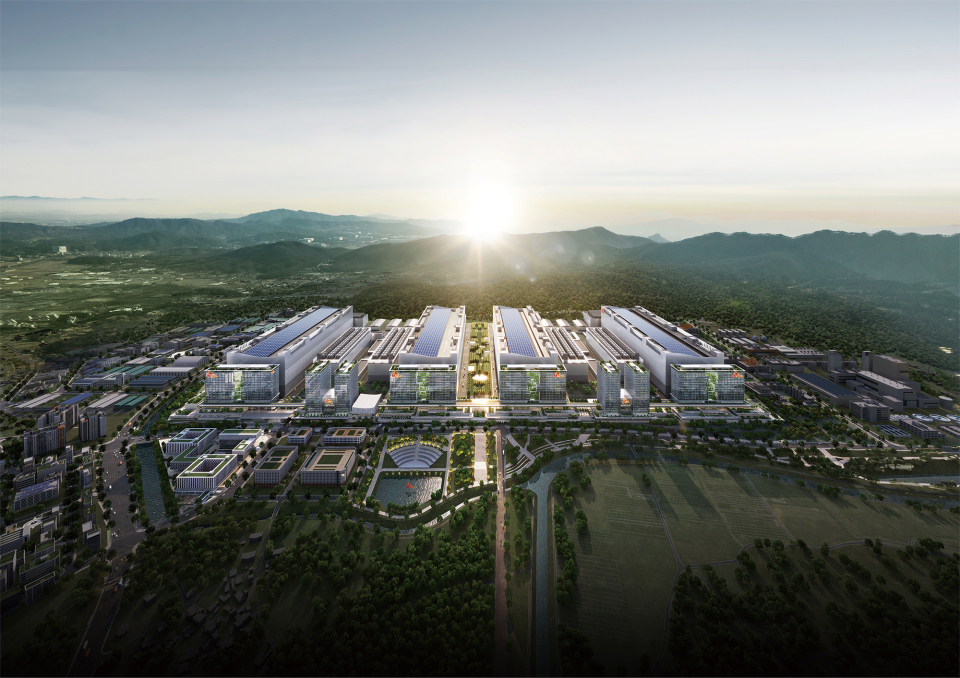 SK hynix’s Yongin Semiconductor Cluster concept image/ Courtesy of SK hynix
