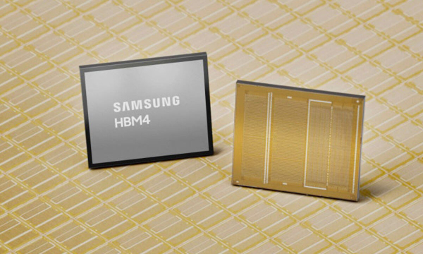 Samsung Electronics’ HBM4 product/ Courtesy of Samsung Electronics