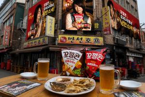 롯데웰푸드 꼬깔콘, 을지로 ‘야장 안주’로 변신…만선호프와 이색 협업