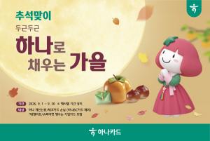 하나카드, 추석 앞두고 할인부터 하나머니까지 혜택 ‘한가득’