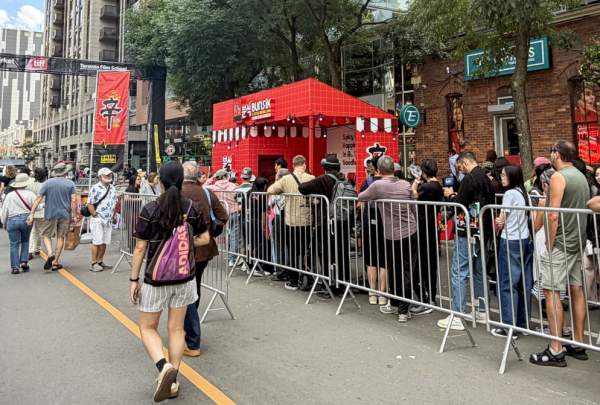 Nongshim introduces the spicy flavor of Shin Ramyun at the Toronto International Film Festival (TIFF) / Nongshim provided.