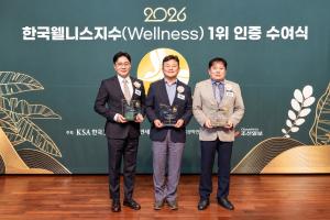 KCC, 한국웰니스지수 3개 부문 석권… 창호·페인트·천장재 경쟁력 입증