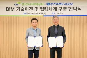 LH, GH에 단지 분야 BIM 기술 이전… 3기 신도시 디지털 건설 협력 강화