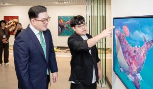 하나금융, 발달장애 예술가 조태성 작가 개인전「하나에서 만나ZOO」 개최