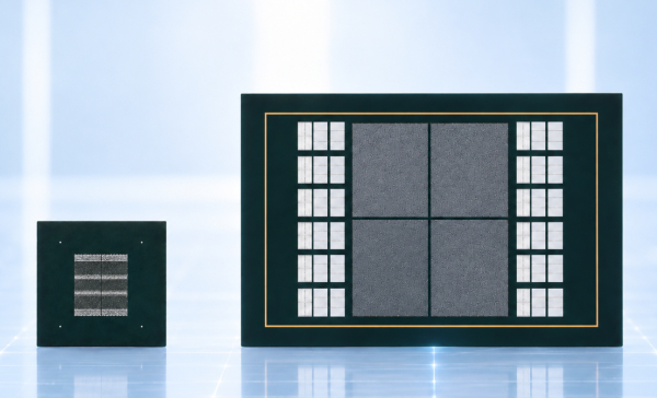 Size comparison of LG Innotek’s FC-BGA for AI accelerators (right) and PCs (left) / Courtesy of LG Innotek